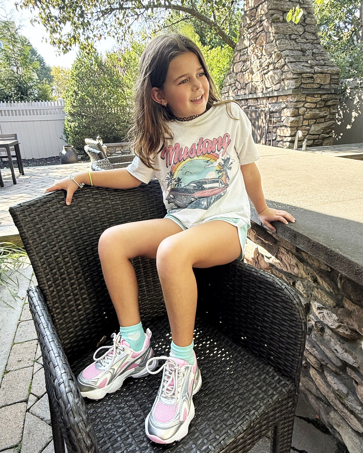 Kids' SPEDSTR Pink Low-Top Lace-Up Girls' Sneaker | Steve Madden Best Seller