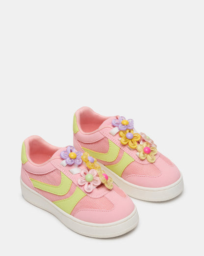 Toddlers' JERSEY Lime/Pink Low-Top Platform Girls' Sneaker | Steve Madden Smart Buy