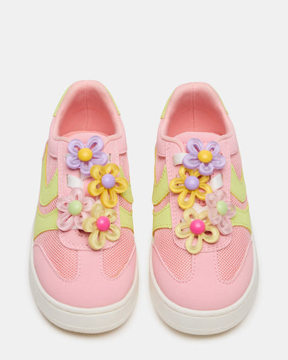 Toddlers' JERSEY Lime/Pink Low-Top Platform Girls' Sneaker | Steve Madden Smart Buy