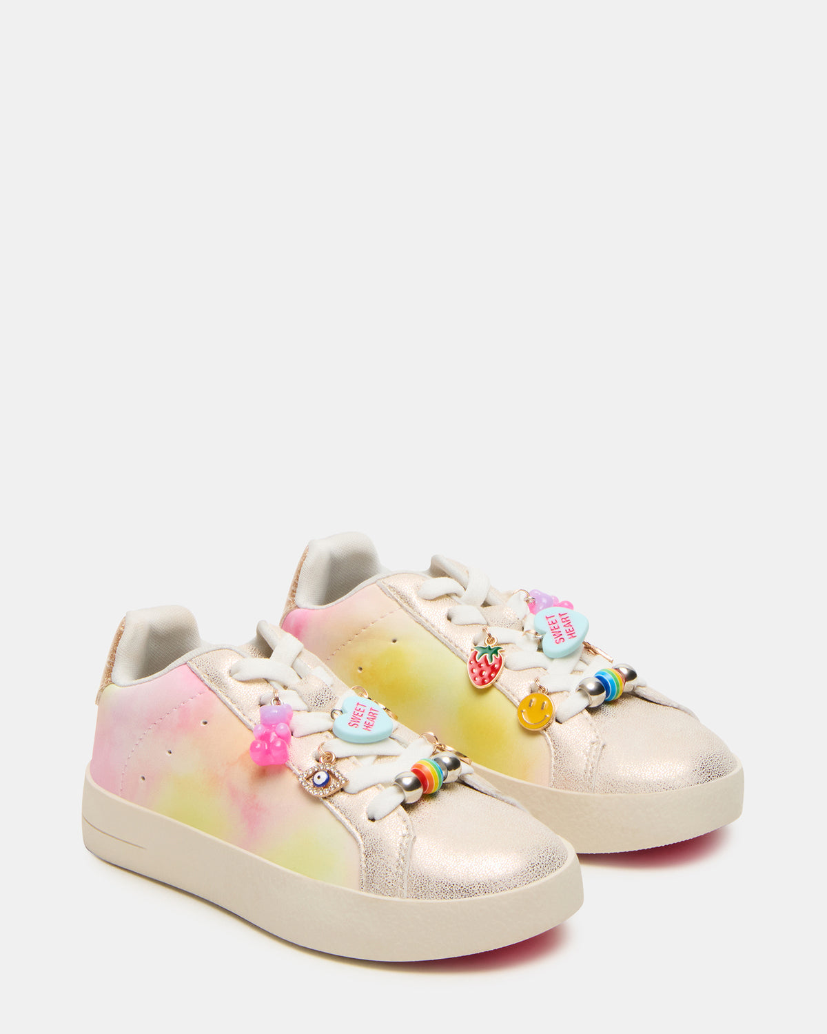 Toddlers' POET Pastel Multi Girls' Low-Top Lace-Up Sneaker | Steve Madden Trending