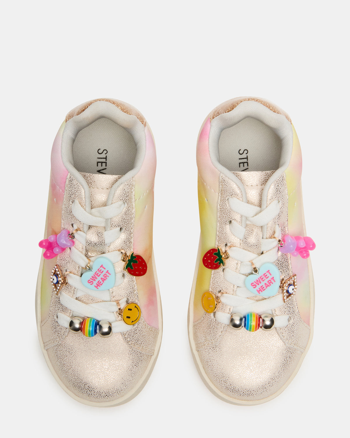Toddlers' POET Pastel Multi Girls' Low-Top Lace-Up Sneaker | Steve Madden Trending