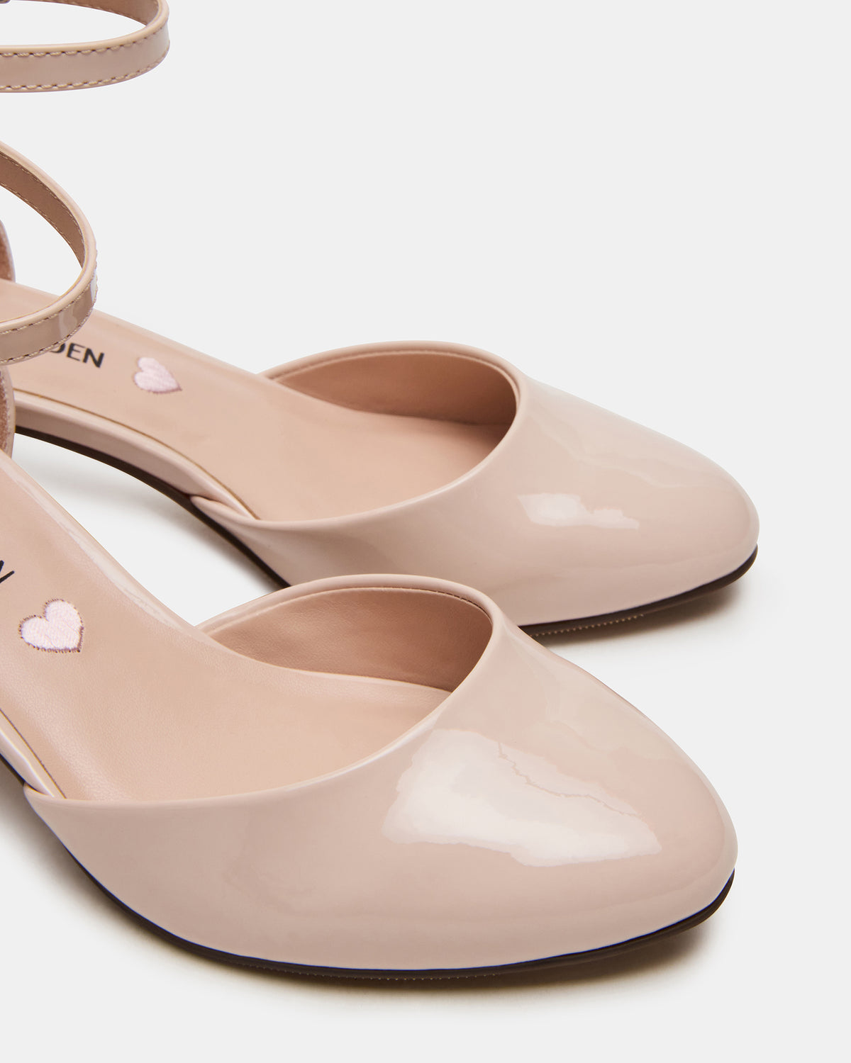 Kids' PRETTYY Blush Patent Girls' Block Heel | Steve Madden Premium