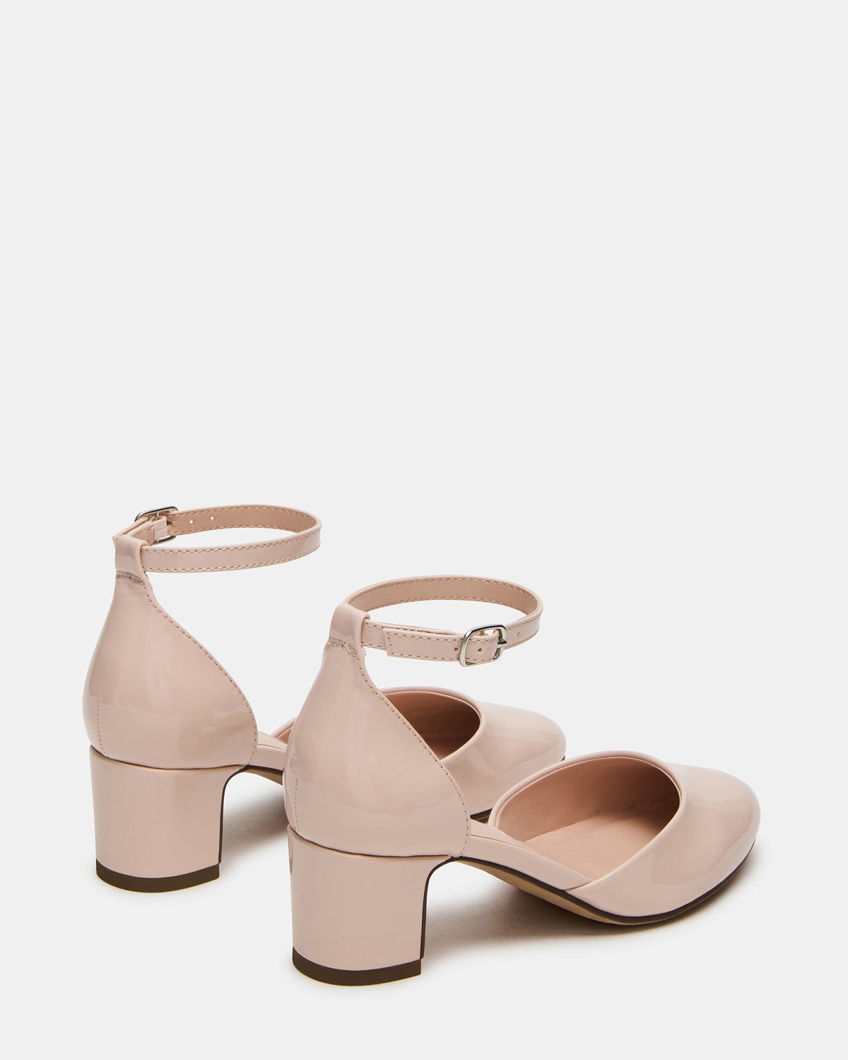 Kids' PRETTYY Blush Patent Girls' Block Heel | Steve Madden Premium