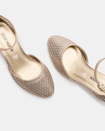 Kids' PRETTYY Gold Girls' Block Heel | Steve Madden Best Seller