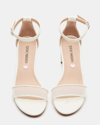 Kids' CARRSON Mesh White Girls' Dress Heel | Steve Madden Classic