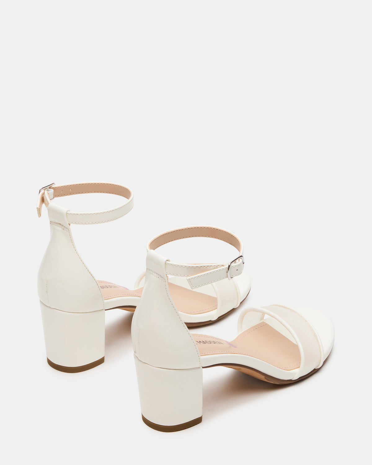 Kids' CARRSON Mesh White Girls' Dress Heel | Steve Madden Classic