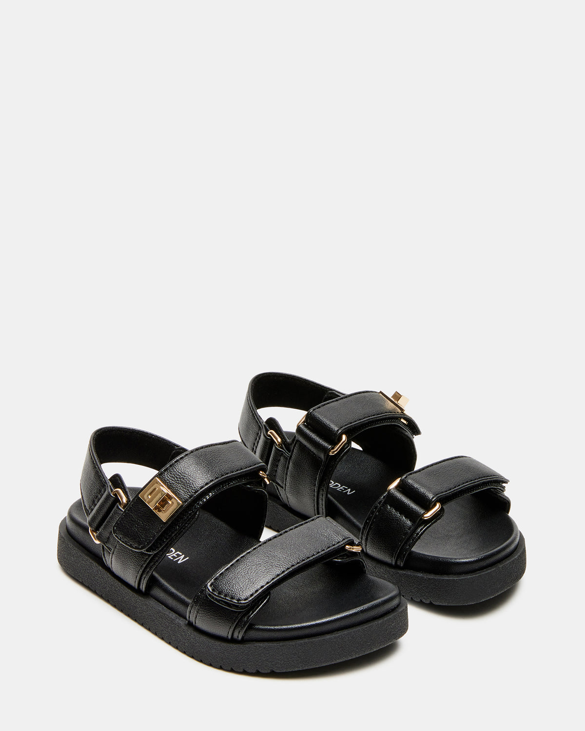 Toddlers' MONA Black Girls' Flatform Sandal | Steve Madden Best Price