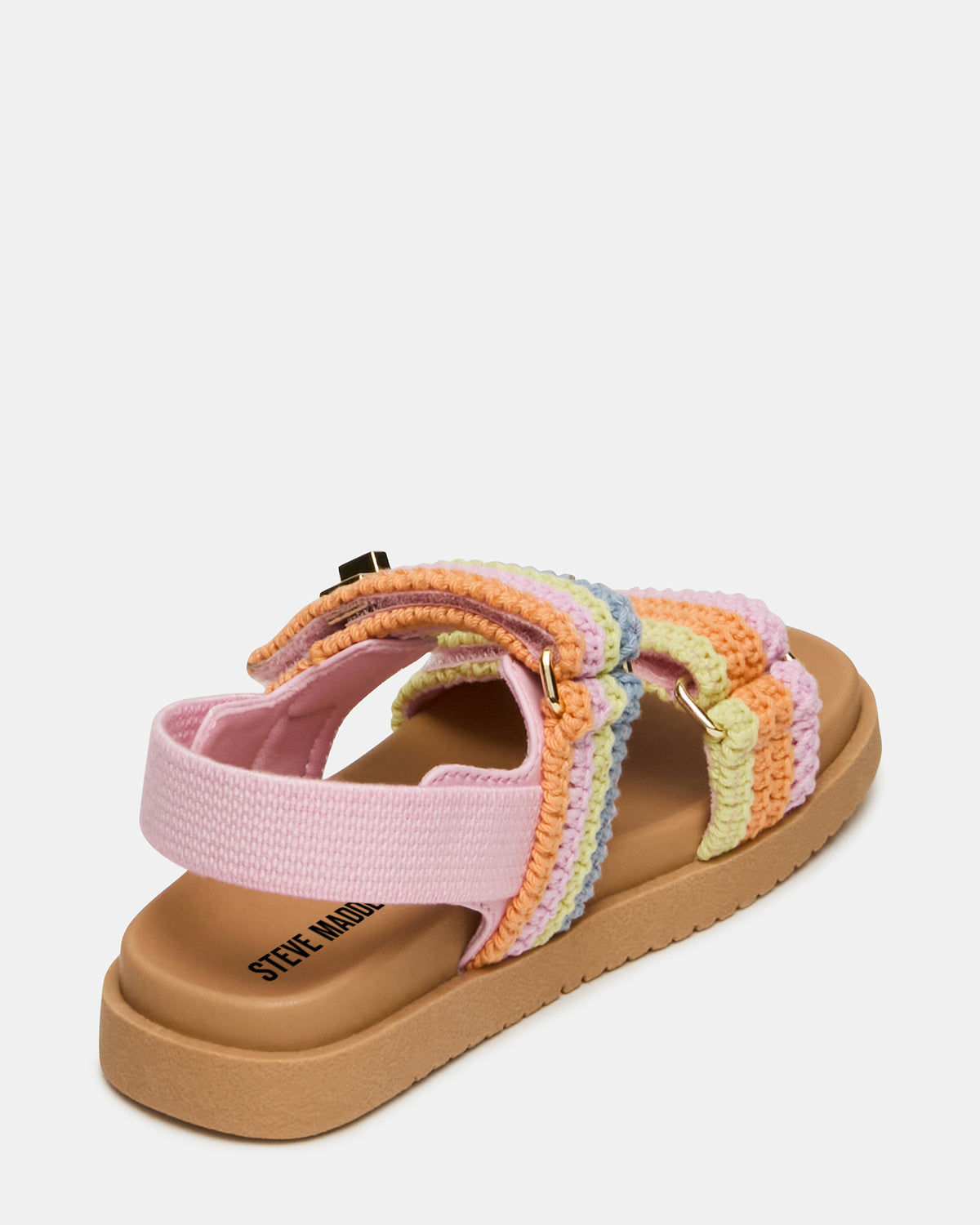Toddlers' MONA Pastel Multi Girls' Flatform Sandal | Steve Madden Trending