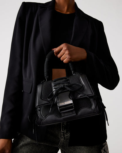DIEGO Black Women's Handbag with Crossbody Strap | Steve Madden Essential