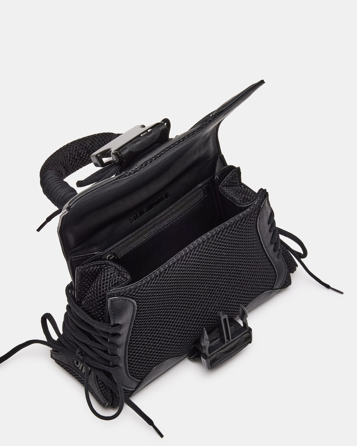 DIEGO Black Women's Handbag with Crossbody Strap | Steve Madden Essential