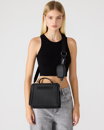 EVELYN Bag Black | Women's Top Handle Crossbody Bag | Steve Madden Deals