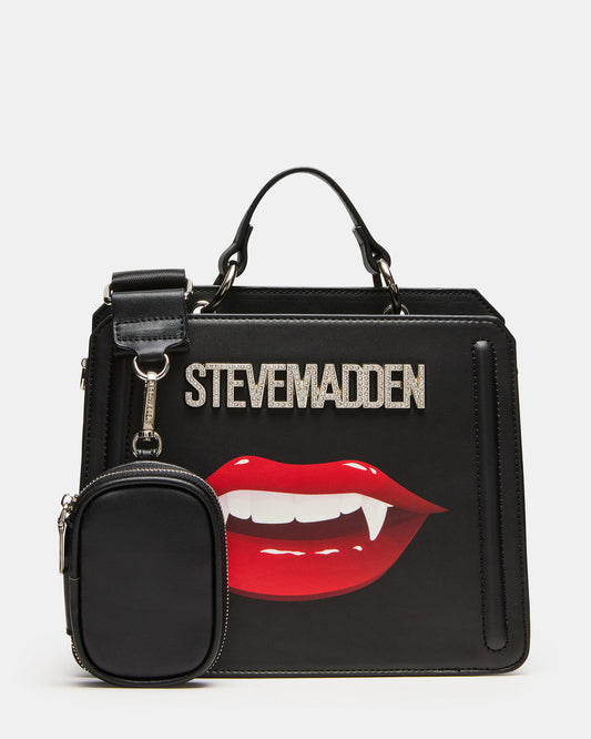 EVELYN Fang Bag Black Top Handle Crossbody Bag | Steve Madden Exclusive