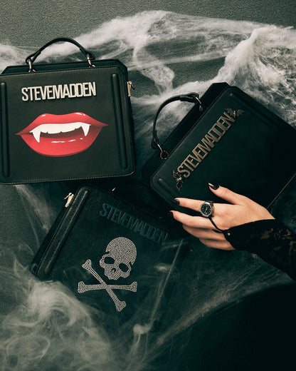 EVELYN Fang Bag Black Top Handle Crossbody Bag | Steve Madden Exclusive