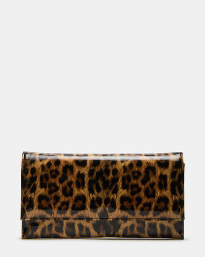 JULIANA Bag Leopard Patent Crossbody Clutch Handbag | Steve Madden Deals