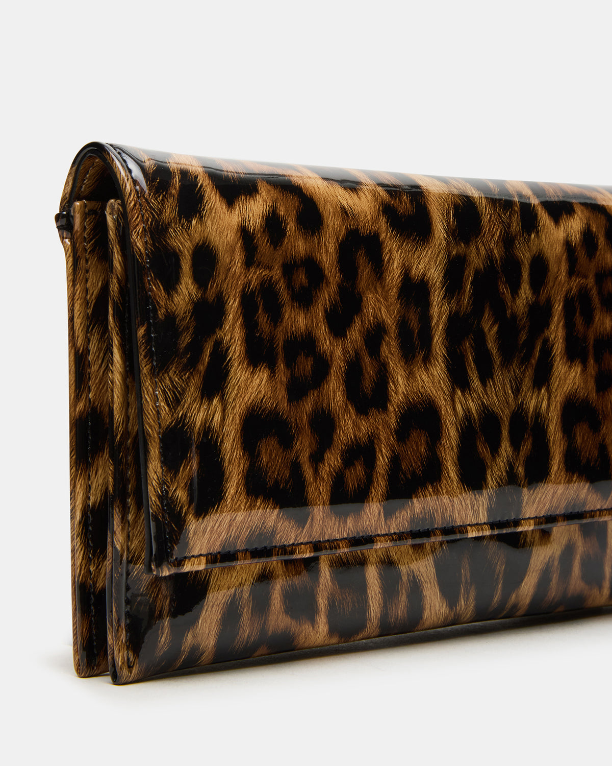 JULIANA Bag Leopard Patent Crossbody Clutch Handbag | Steve Madden Deals