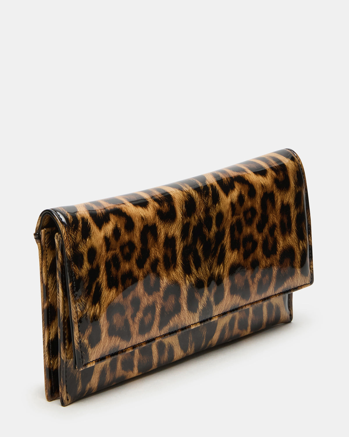 JULIANA Bag Leopard Patent Crossbody Clutch Handbag | Steve Madden Deals