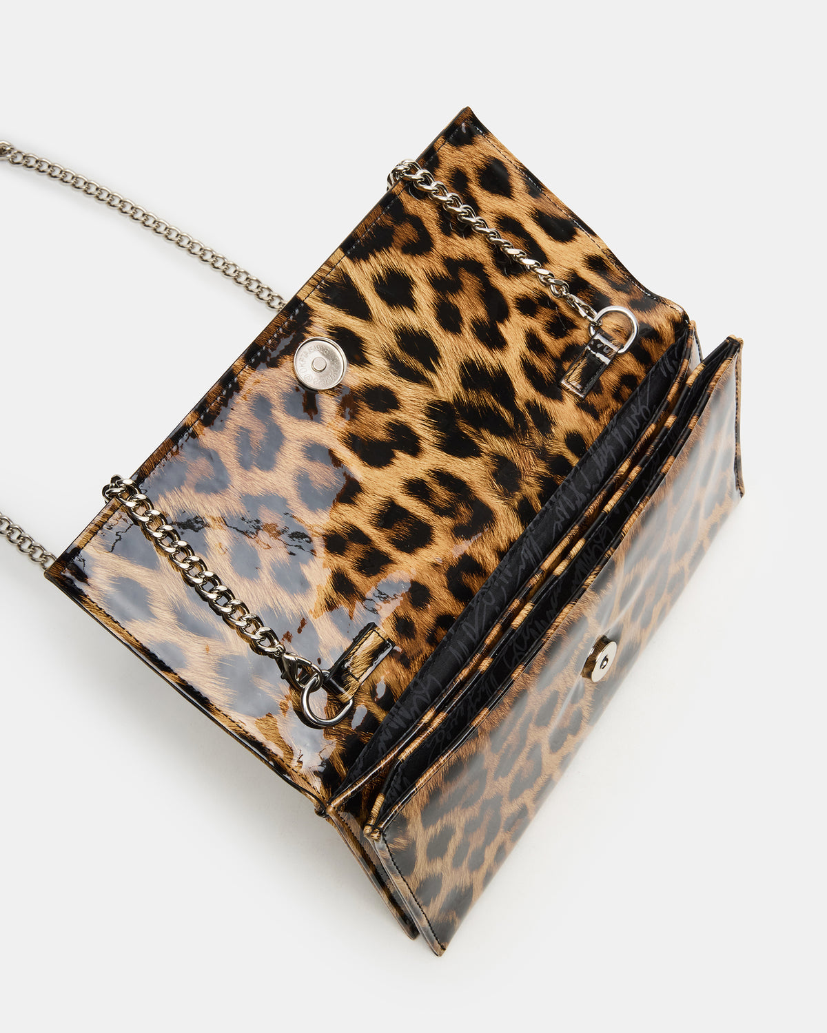 JULIANA Bag Leopard Patent Crossbody Clutch Handbag | Steve Madden Deals
