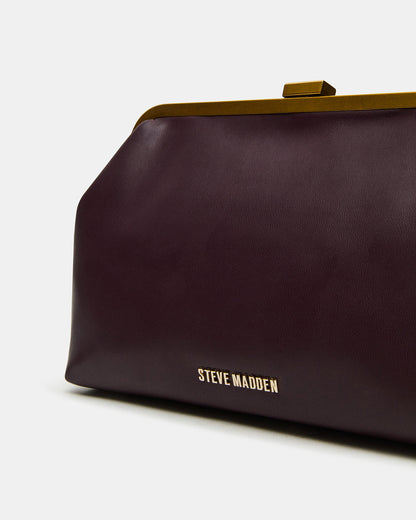 KISSES Bag Wine Chain Strap Crossbody Clutch Handbag | Steve Madden Recommended