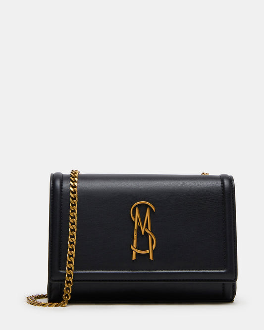 LARISAL Bag Black Chain Crossbody Shoulder Strap Handbag | Steve Madden Recommended
