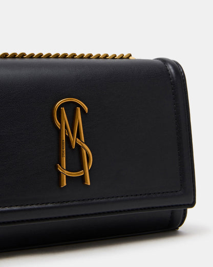 LARISAL Bag Black Chain Crossbody Shoulder Strap Handbag | Steve Madden Recommended