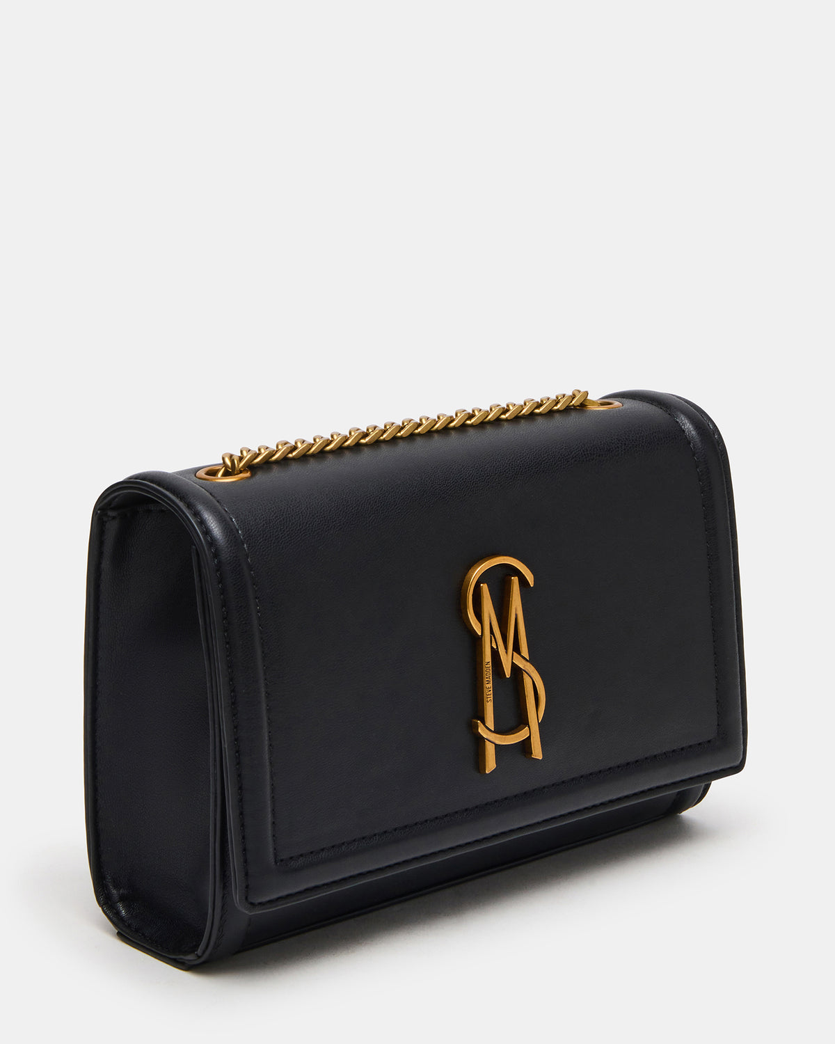 LARISAL Bag Black Chain Crossbody Shoulder Strap Handbag | Steve Madden Recommended