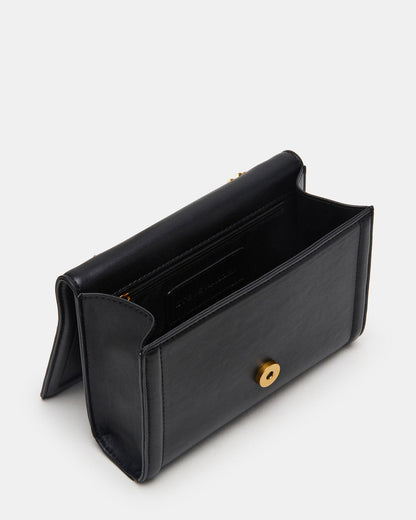 LARISAL Bag Black Chain Crossbody Shoulder Strap Handbag | Steve Madden Recommended