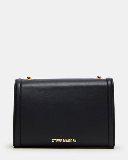 LARISAL Bag Black Chain Crossbody Shoulder Strap Handbag | Steve Madden Recommended