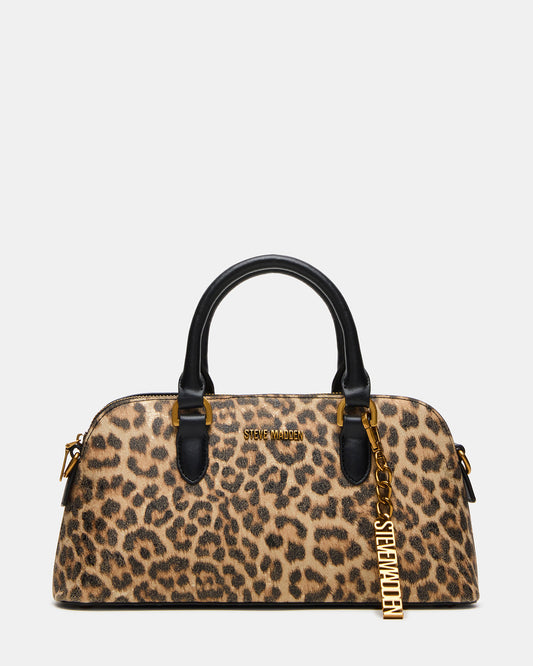 SMYTH Bag Leopard Crossbody Bag Charm Top Handle Handbag | Steve Madden Discount
