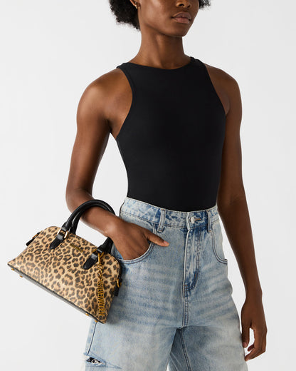 SMYTH Bag Leopard Crossbody Bag Charm Top Handle Handbag | Steve Madden Discount