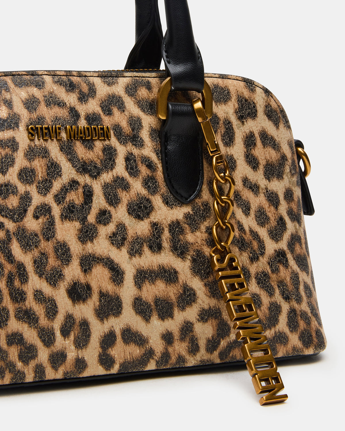 SMYTH Bag Leopard Crossbody Bag Charm Top Handle Handbag | Steve Madden Discount