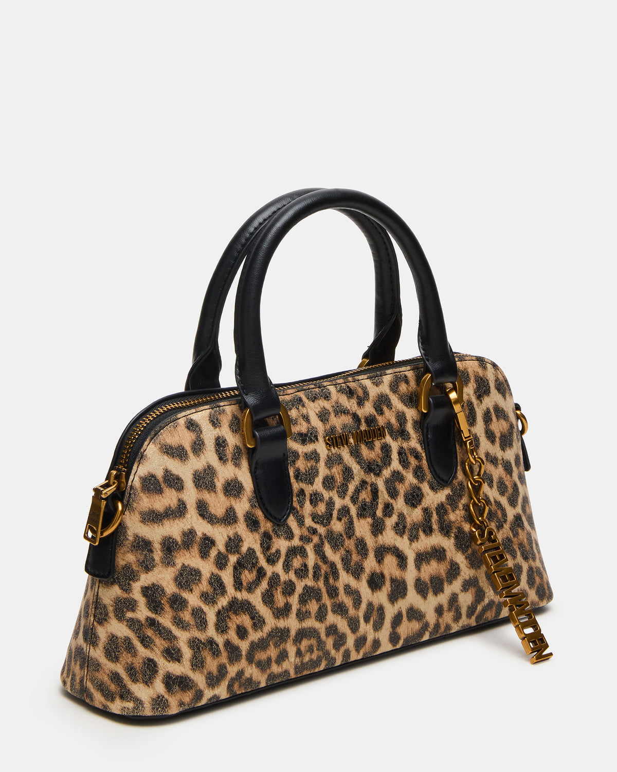 SMYTH Bag Leopard Crossbody Bag Charm Top Handle Handbag | Steve Madden Discount