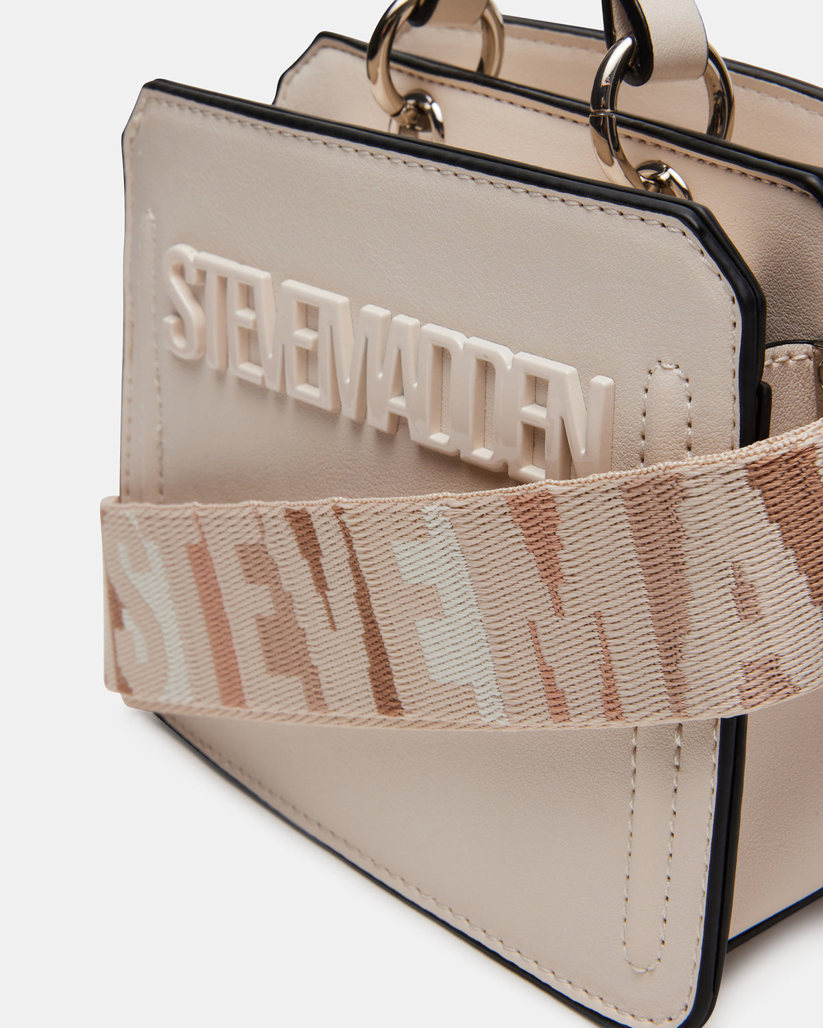 EVELYN Mini Bag Cream | Women's Top-Handle Crossbody Bag | Steve Madden Everyday