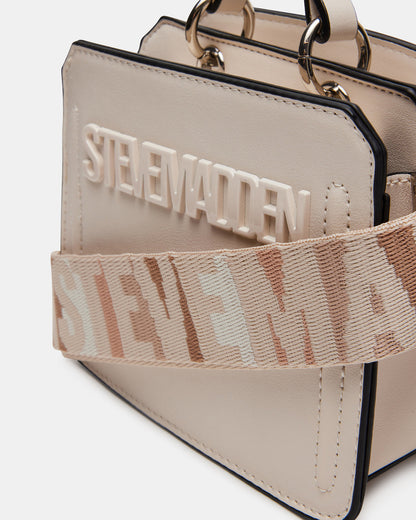 EVELYN Mini Bag Cream | Women's Top-Handle Crossbody Bag | Steve Madden Everyday