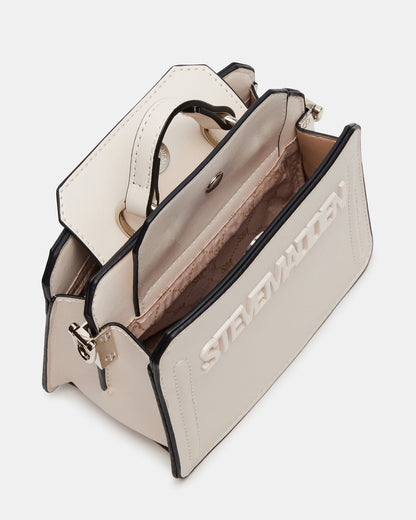 EVELYN Mini Bag Cream | Women's Top-Handle Crossbody Bag | Steve Madden Everyday