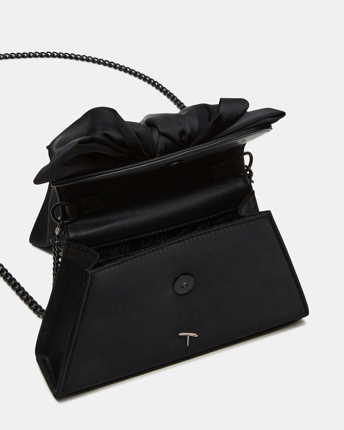 COSETTE Bag Black Satin Beaded Top-Handle Mini Handbag | Steve Madden Exclusive