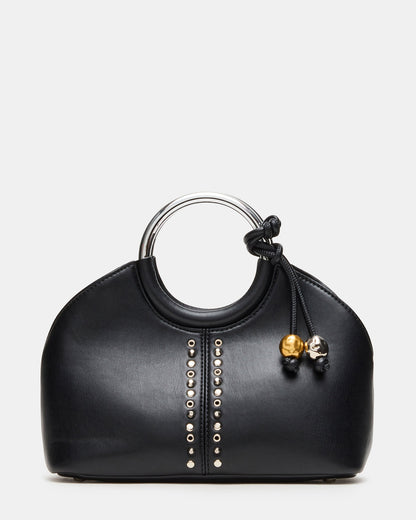 GEENA Embellished Bag Black Ring Top-Handle Crossbody Handbag | Steve Madden Trending