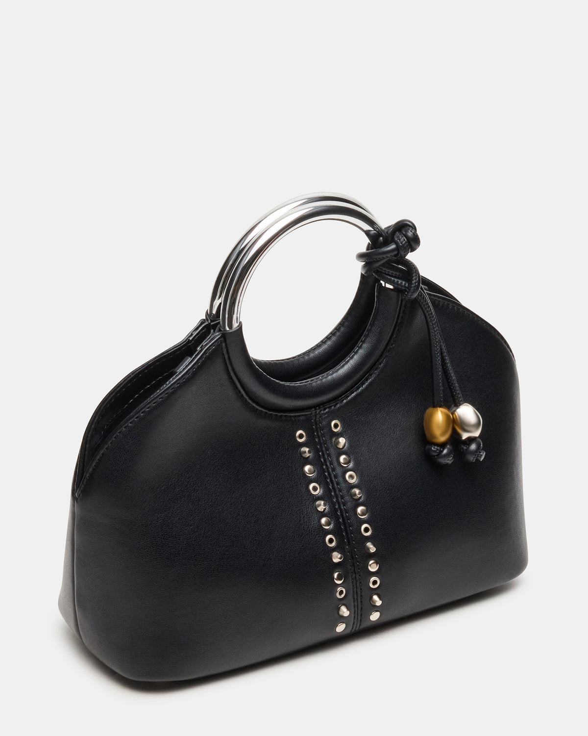 GEENA Embellished Bag Black Ring Top-Handle Crossbody Handbag | Steve Madden Trending