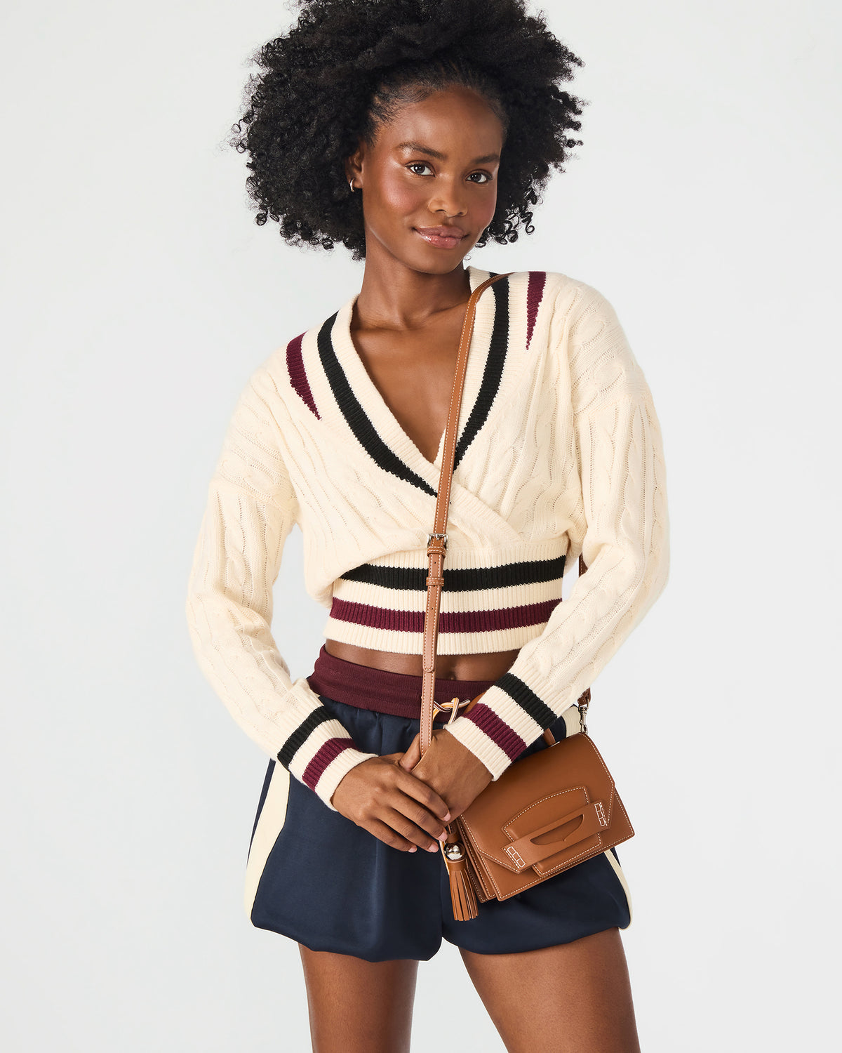 PREPPY Bag Toffee Structured Top-Handle Penny Loafer Crossbody Handbag | Steve Madden Customer Favorite
