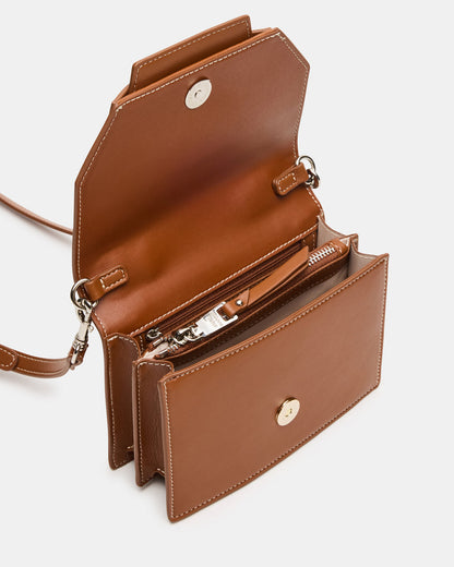 PREPPY Bag Toffee Structured Top-Handle Penny Loafer Crossbody Handbag | Steve Madden Customer Favorite