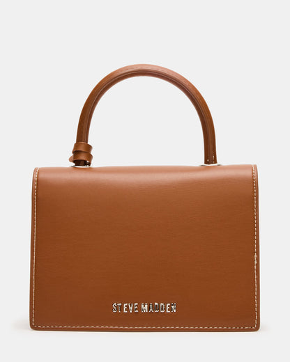 PREPPY Bag Toffee Structured Top-Handle Penny Loafer Crossbody Handbag | Steve Madden Customer Favorite