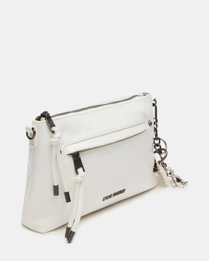 JONY Bag White Top-Zipper Crossbody Handbag | Steve Madden Great Value