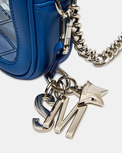 JELLY Bag Blue Clear Camera Crossbody Handbag | Steve Madden Quality