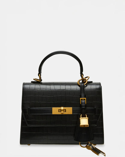 ELLOISE Bag Black Structured Mini Crossbody Handbag | Steve Madden Recommended