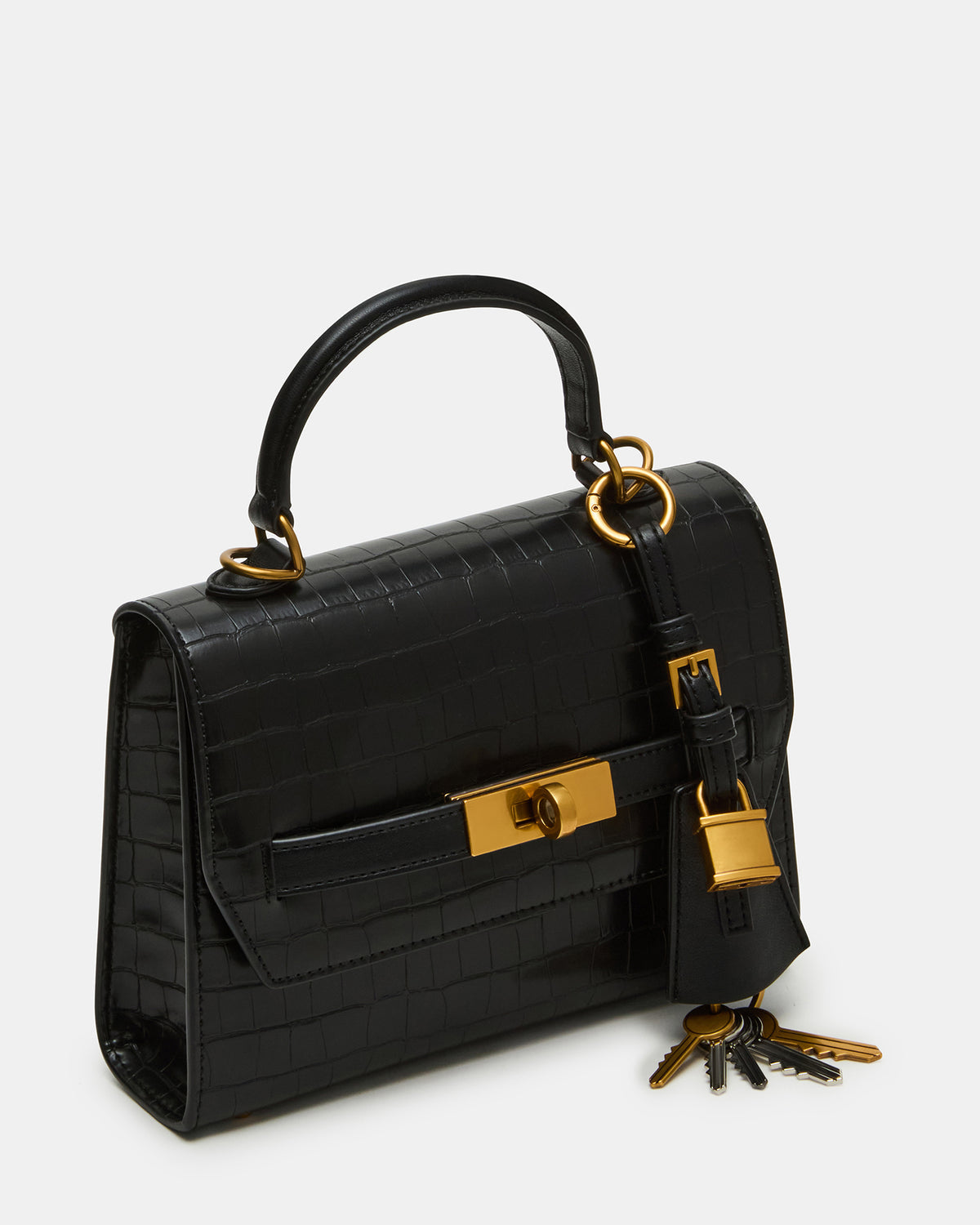 ELLOISE Bag Black Structured Mini Crossbody Handbag | Steve Madden Recommended