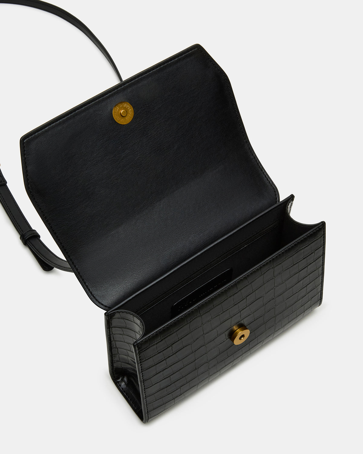 ELLOISE Bag Black Structured Mini Crossbody Handbag | Steve Madden Recommended