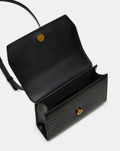 ELLOISE Bag Black Structured Mini Crossbody Handbag | Steve Madden Recommended