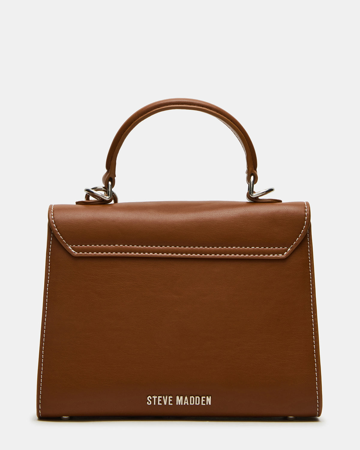ELLOISE Bag Cognac Structured Mini Crossbody Handbag | Steve Madden Signature