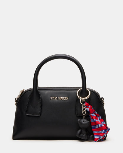 MELODIE Bag Black Dome Satchel Top-Handle Crossbody Handbag | Steve Madden Everyday