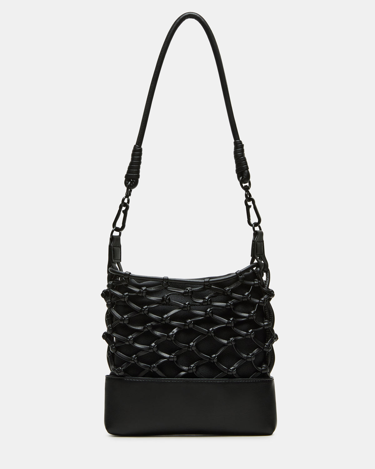 ARDA Black/Black Women's Crossbody Pouch Handbag | Steve Madden Trending
