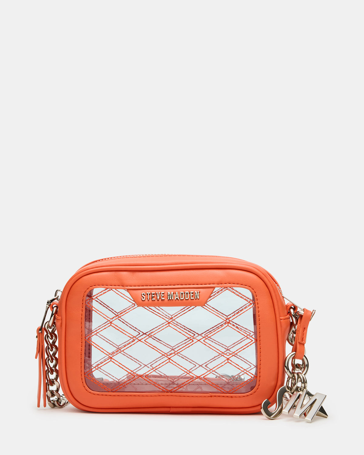 JELLY Bag Orange Clear Camera Crossbody Handbag | Steve Madden Quality